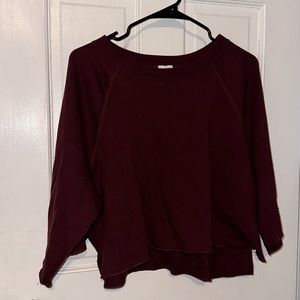 PINK/VS Crop shall sweater